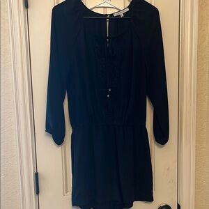Express Black Long Sleeve Dress